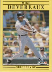 B2794- 1991 Fleer Baseball Cards 251-495 +Rookies -You Pick- 15+ FREE US SHIP - Picture 426 of 477