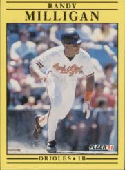 B2794- 1991 Fleer Baseball Cards 251-495 +Rookies -You Pick- 15+ FREE US SHIP - Picture 456 of 477