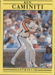 1991 Fleer Baseball "Main Set" Base Cards #481 to #720 - Bild 39 von 481