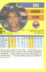 1991 Fleer Baseball "Main Set" Base Cards #481 to #720 - Bild 44 von 481