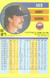 1991 Fleer Baseball "Main Set" Base Cards #481 to #720 - Bild 46 von 481