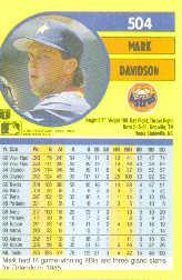 1991 Fleer Baseball "Main Set" Base Cards #481 to #720 - Bild 48 von 481