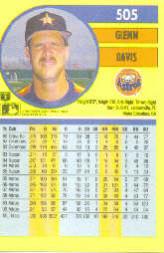 1991 Fleer Baseball "Main Set" Base Cards #481 to #720 - Bild 50 von 481