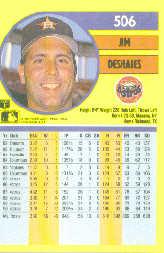 1991 Fleer Baseball "Main Set" Base Cards #481 to #720 - Bild 52 von 481