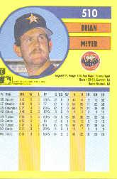 1991 Fleer Baseball "Main Set" Base Cards #481 to #720 - Bild 60 von 481