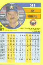 1991 Fleer Baseball "Main Set" Base Cards #481 to #720 - Bild 62 von 481