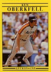1991 Fleer Baseball "Main Set" Base Cards #481 to #720 - Bild 61 von 481