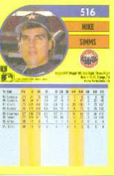 1991 Fleer Baseball "Main Set" Base Cards #481 to #720 - Bild 72 von 481