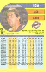 1991 Fleer Baseball "Main Set" Base Cards #481 to #720 - Bild 92 von 481
