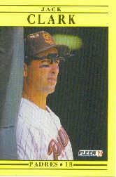 1991 Fleer Baseball "Main Set" Base Cards #481 to #720 - Bild 91 von 481