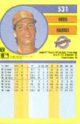 1991 Fleer Baseball "Main Set" Base Cards #481 to #720 - Bild 102 von 481
