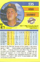 1991 Fleer Baseball "Main Set" Base Cards #481 to #720 - Bild 110 von 481