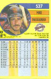 1991 Fleer Baseball "Main Set" Base Cards #481 to #720 - Bild 114 von 481