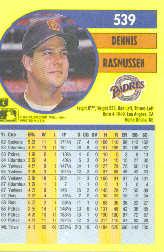 1991 Fleer Baseball "Main Set" Base Cards #481 to #720 - Bild 118 von 481