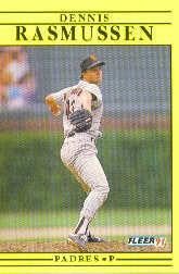 1991 Fleer Baseball "Main Set" Base Cards #481 to #720 - Bild 117 von 481