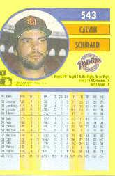 1991 Fleer Baseball "Main Set" Base Cards #481 to #720 - Bild 126 von 481