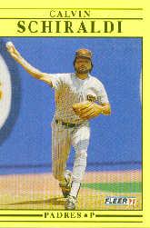 1991 Fleer Baseball "Main Set" Base Cards #481 to #720 - Bild 125 von 481