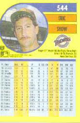 1991 Fleer Baseball "Main Set" Base Cards #481 to #720 - Bild 128 von 481