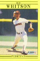 1991 Fleer Baseball "Main Set" Base Cards #481 to #720 - Bild 133 von 481