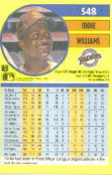 1991 Fleer Baseball "Main Set" Base Cards #481 to #720 - Bild 136 von 481