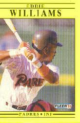1991 Fleer Baseball "Main Set" Base Cards #481 to #720 - Bild 135 von 481