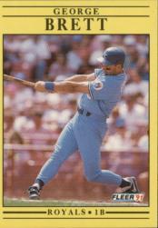 1991 Fleer Baseball "Main Set" Base Cards #481 to #720 - Bild 143 von 481