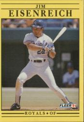 1991 Fleer Baseball "Main Set" Base Cards #481 to #720 - Bild 153 von 481