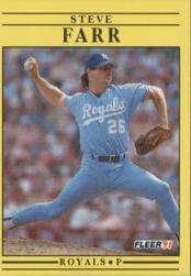 1991 Fleer Baseball "Main Set" Base Cards #481 to #720 - Bild 155 von 481