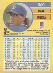 1991 Fleer Baseball "Main Set" Base Cards #481 to #720 - Bild 160 von 481