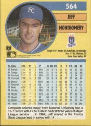 1991 Fleer Baseball "Main Set" Base Cards #481 to #720 - Bild 168 von 481