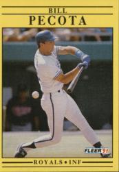 1991 Fleer Baseball "Main Set" Base Cards #481 to #720 - Bild 169 von 481