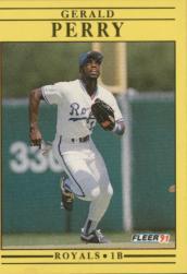 1991 Fleer #566 Gerald Perry