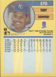 1991 Fleer Baseball "Main Set" Base Cards #481 to #720 - Bild 180 von 481