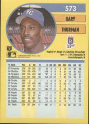 1991 Fleer Baseball "Main Set" Base Cards #481 to #720 - Bild 186 von 481