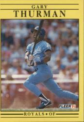 1991 Fleer Baseball "Main Set" Base Cards #481 to #720 - Bild 185 von 481