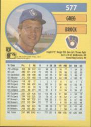 1991 Fleer Baseball "Main Set" Base Cards #481 to #720 - Bild 194 von 481