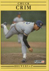1991 Fleer Baseball "Main Set" Base Cards #481 to #720 - Bild 197 von 481