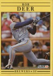 1991 Fleer Baseball "Main Set" Base Cards #481 to #720 - Bild 199 von 481