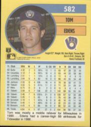 1991 Fleer Baseball "Main Set" Base Cards #481 to #720 - Bild 204 von 481