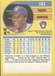 1991 Fleer Baseball "Main Set" Base Cards #481 to #720 - Bild 210 von 481