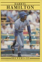 1991 Fleer Baseball "Main Set" Base Cards #481 to #720 - Bild 209 von 481