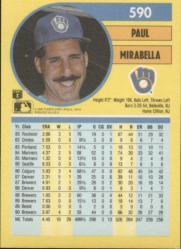 1991 Fleer Baseball "Main Set" Base Cards #481 to #720 - Bild 220 von 481