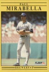 1991 Fleer Baseball "Main Set" Base Cards #481 to #720 - Bild 219 von 481