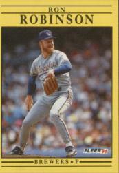 1991 Fleer Baseball "Main Set" Base Cards #481 to #720 - Bild 229 von 481