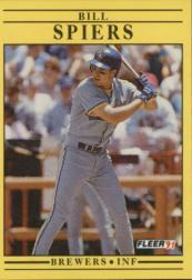 1991 Fleer Baseball "Main Set" Base Cards #481 to #720 - Bild 233 von 481