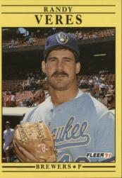 1991 Fleer Baseball "Main Set" Base Cards #481 to #720 - Bild 239 von 481