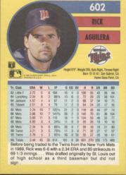 1991 Fleer Baseball "Main Set" Base Cards #481 to #720 - Bild 243 von 481