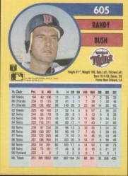 1991 Fleer Baseball "Main Set" Base Cards #481 to #720 - Bild 249 von 481