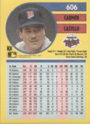 1991 Fleer Baseball "Main Set" Base Cards #481 to #720 - Bild 251 von 481
