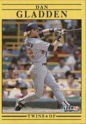 1991 Fleer Baseball "Main Set" Base Cards #481 to #720 - Bild 260 von 481